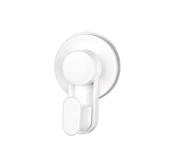 Крючок одинарный  EASY белый на липучке B6681-2