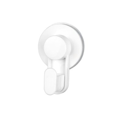 На картинке «Крючок 1-ый на присоске Zenfort "Easy", пластик, белый»