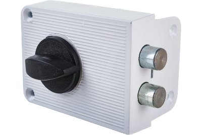 На картинке «Замок накладной ЗН1-3-1 Зенит белый»