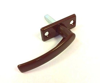 Ручка оконная Р2-2 пастмассовая, коричневая 