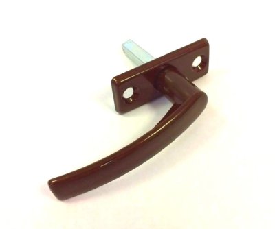 На картинке «Ручка оконная Р2-2 пастмассовая, коричневая »