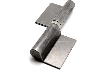 На картинке «Петля гаражная ЛЕВША на площадке 140х20х29мм правая»