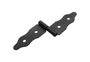 Петля-стрела фигурная ПС 90х260 Домарт чёрная, правая (г.Балаково)