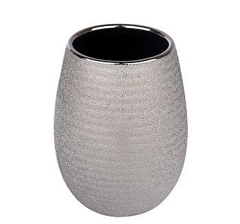 Стакан д/зубн. щеток керамика Silver CE0988A-TB