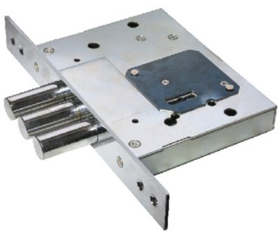 На картинке «Замок врезной "257L-3Р" сувальдный под KALE (BZ-6)»