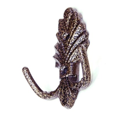 На картинке «Крючок мебельный 2-х рожковый КМ-3, антик латунь (г.Могилёв)»