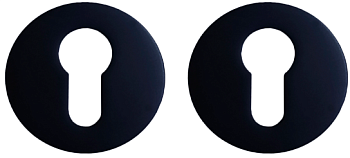 Накладка на цилиндр Vrata AEA20 круг 03, черный матовый