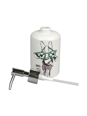 На картинке «Дозатор для жидкого мыла Zenfort "Happy giraffe", керамика»