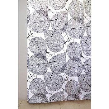 Штора для ванной Dolphin WS-817 листья 180х180