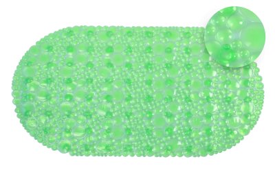 На картинке «Ковер резиновый "Линза" 65х34 (зеленый)»