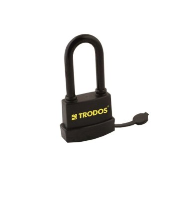 На картинке «Замок навесной "Trodos"(Blister) ВС-IG 1-70L длин.дужка всепогодный»