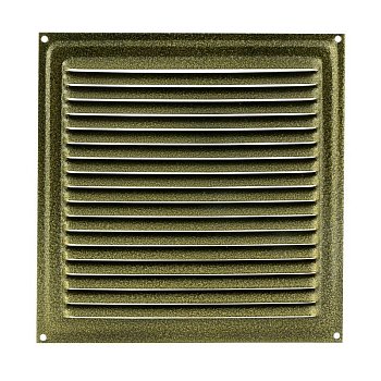 Вентиляционная решетка 175х175 полимер (бронза антик)
