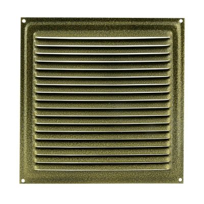 На картинке «Вентиляционная решетка 175х175 полимер (бронза антик)»
