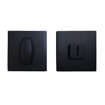 Ручка поворотная Vrata AE20AT28 квадрат 03, черный матовый