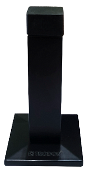 Упор дверной Trodos D75 L75, черный матовый (хедер)
