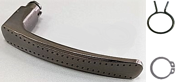 Ручка для планки на китайскую дверь АВТОМАТ (ремкомплект) с пружиной и стопор. кольцом