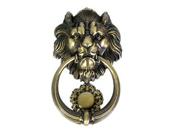 Ручка-кольцо Лев бронза (AB)            