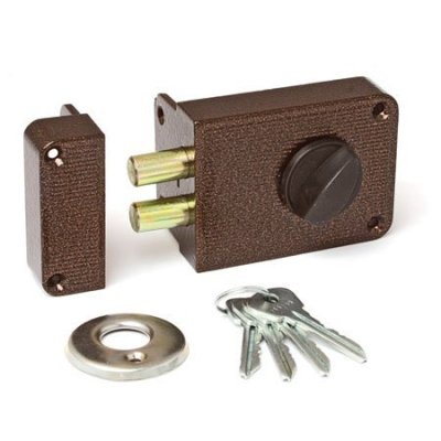 На картинке «Замок накладной ЗН 1-3 "Зенит" медь»