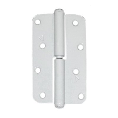 На картинке «Петля накладная ПН1-110 белая, левая (М-К)»