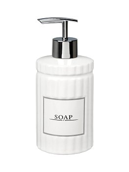 На картинке «Дозатор для жидкого мыла Zenfort "Mona", керамика»