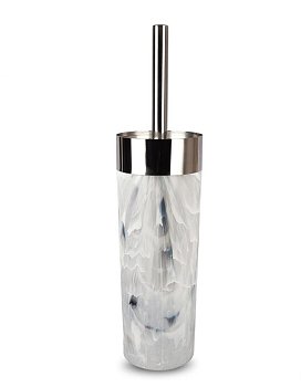 Ерш сантехнический пластик Мрамор белый B2045-Y