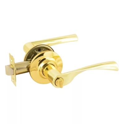 На картинке «Ручка дверная Титан 200-03 PB с фиксатором»