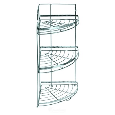 На картинке «Полка хром 3-ая угловая АЕ-596»