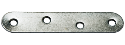 На картинке «Пластина крепёжная ПК-100х20 цинк (М-К)»