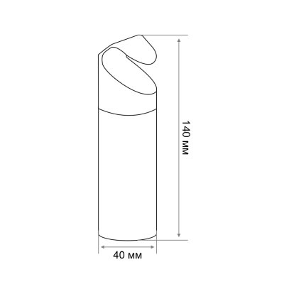 На картинке «Банка для специй на рейлинг Trodos "J81", черный матовый»