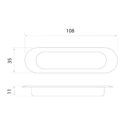 На картинке «Ручка-купе 14.132.05 "7870-64" никель*»