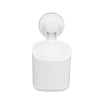 Стакан одинарный EASY белый на липучке B6681-4