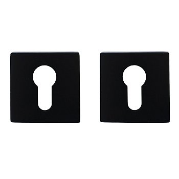 Накладка на цилиндр Vrata AEA20 квадрат 03, черный матовый