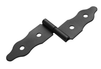 Петля-стрела фигурная ПС 90х260 Домарт чёрная, левая (г.Балаково)