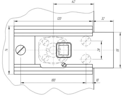 На картинке «Замок накладной "Барьер-2Р"»