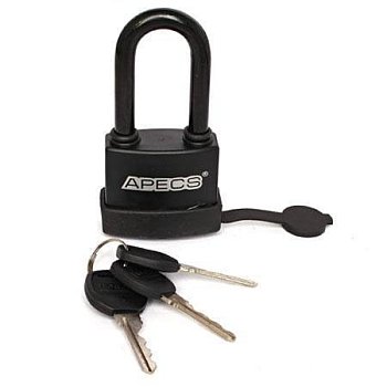 Замок навесной Апекс PDR50-55L всепогодный, дл.дужка