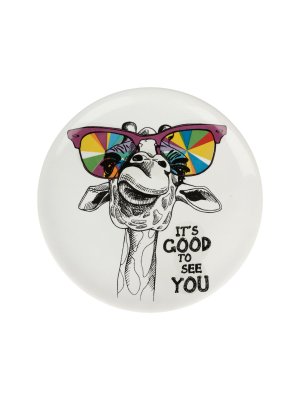 На картинке «Мыльница Zenfort "Happy giraffe", керамика»