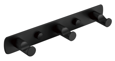 На картинке «Крючок на планке Delphinium тройной "R010", черный»