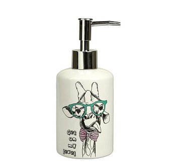 Дозатор для ж/мыла керамика Happy giraffe BCE0083AA-LD