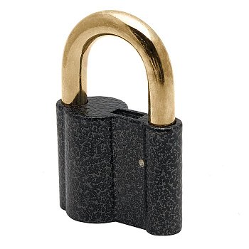 На картинке «Замок навесной Vrata ВС2-27-55 с одной секретностью, алюминий, серый»