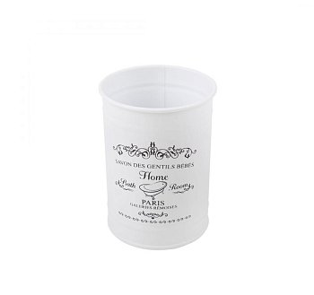 Стакан белый металл B0365S