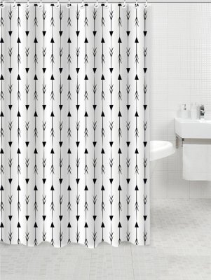 На картинке «Штора для ванной Delphinium "Альфа" полиэстер 180х180см, 12 колец,»