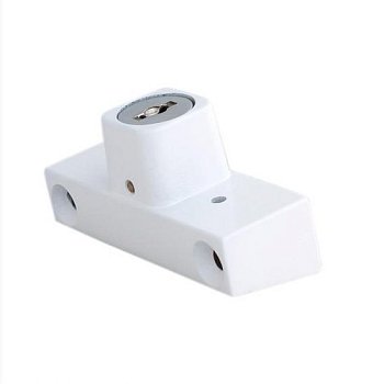 Блокирующий замок для пластиковых окон белый