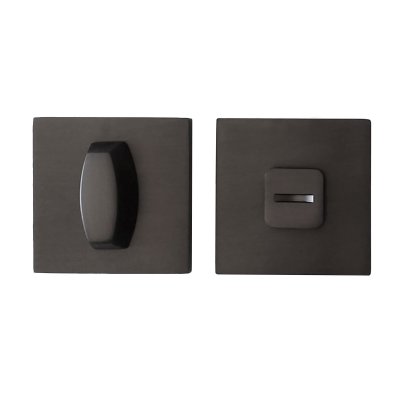 На картинке «Ручка поворотная Vrata "AE20AT28" квадрат 03, графит»