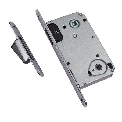 На картинке «Защелка магнитная бесшумная "Trodos" CX9050WC под завертку CP (хром)»