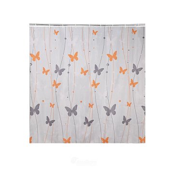 Штора для ванной SC7024A (Бабочки) 1,8*1,8