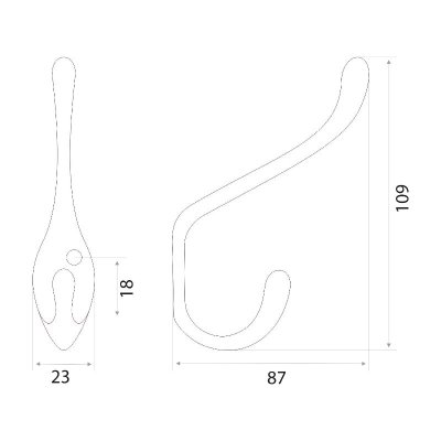 На картинке «Крючок "Титан" (04.04.03) белый»