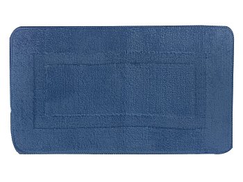 Коврик Моно 45х75 см микрофибра, синий