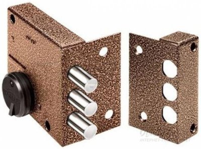 На картинке «Замок накладной "Эльбор Кремень" 1.04.51.МА б/о »