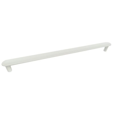 На картинке «Ручка-скоба мебельная Trodos "22650" 256 сплав ЦАМ, белый матовый*»