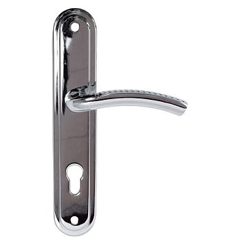 Комплект ручек на планке TrodosAL106_85-L (B-50мм) (CP) хром (85мм)